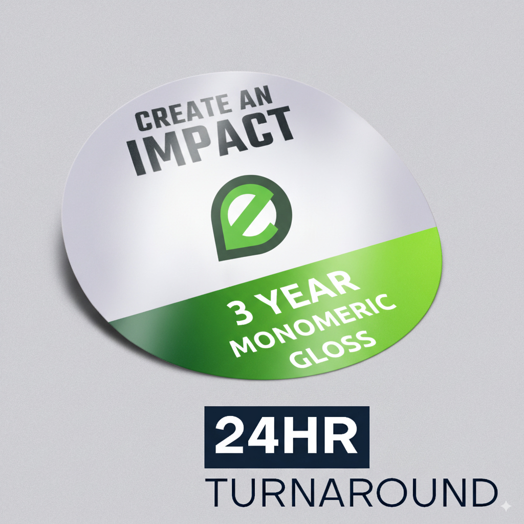 Gloss Vinyl Sticker printing Gold Coast